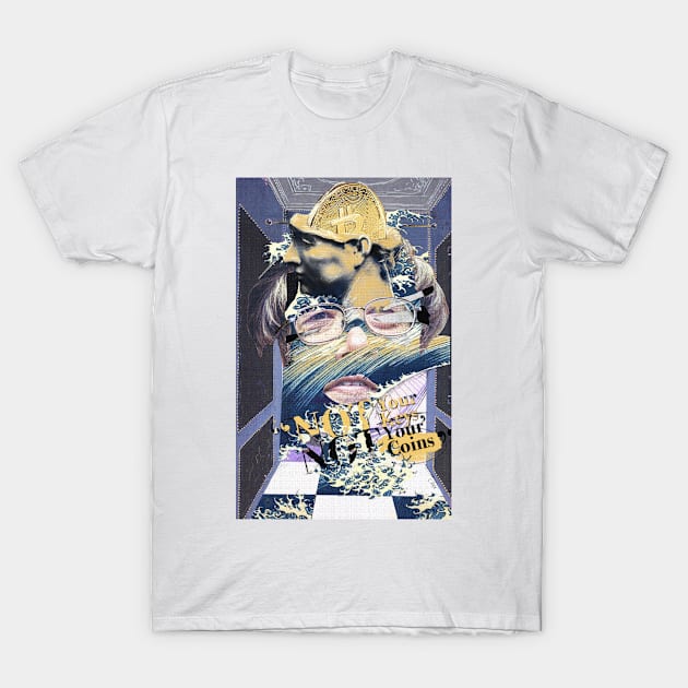 Face of Satoshi #25 T-Shirt by CyberRex